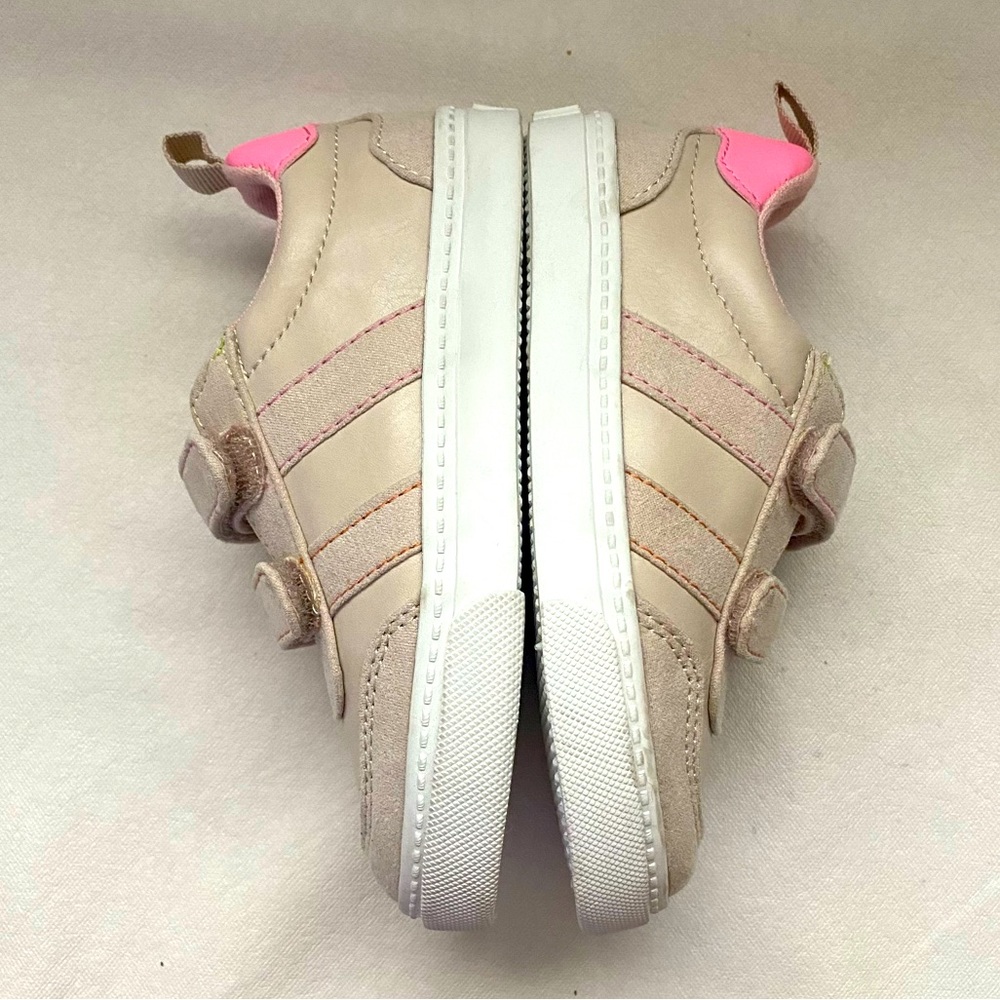 Old Navy Toddler Pink Hook & Loop Closure Sneakers - 8T
